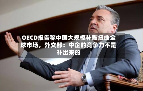 OECD报告称中国大规模补贴扭曲全球市场，外交部：中企的竞争力不是补出来的-第2张图片