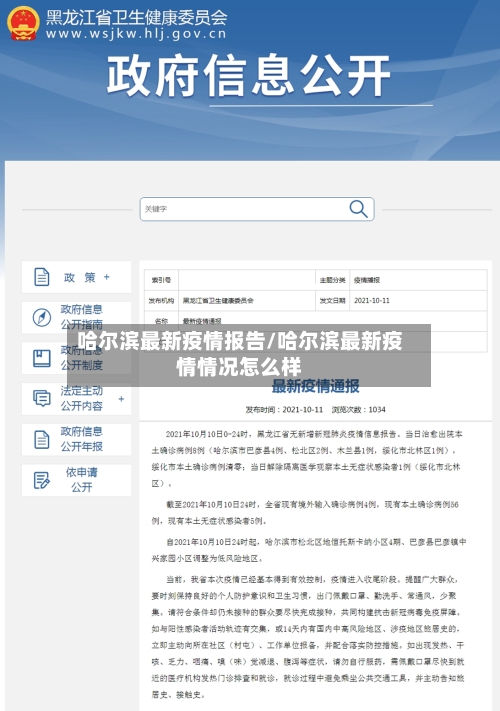 哈尔滨最新疫情报告/哈尔滨最新疫情情况怎么样-第2张图片