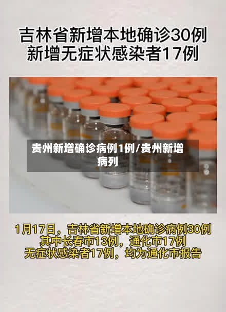 贵州新增确诊病例1例/贵州新增病列-第3张图片