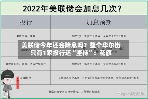 美联储今年还会降息吗？整个华尔街只有1家投行还“坚持	”：花旗-第3张图片