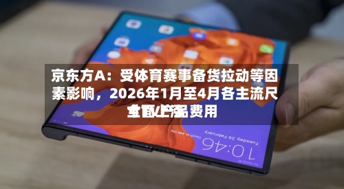 京东方A：受体育赛事备货拉动等因素影响，2026年1月至4月各主流尺寸TV产品费用全面上涨-第3张图片