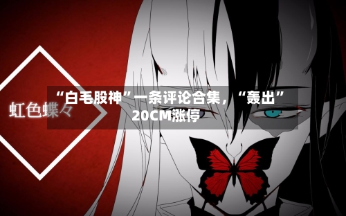 “白毛股神”一条评论合集	，“轰出	”20CM涨停-第2张图片