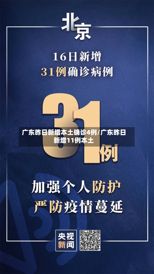 广东昨日新增本土确诊4例/广东昨日新增11例本土