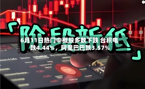 6月11日热门中概股多数下跌 台积电跌4.44%	，阿里巴巴跌3.57%-第2张图片