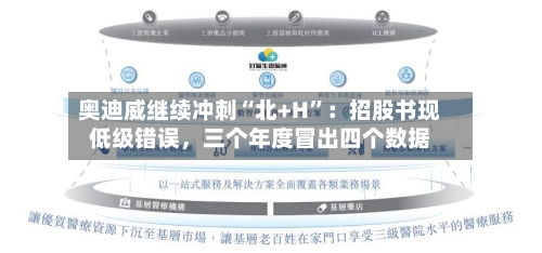 奥迪威继续冲刺“北+H”：招股书现低级错误，三个年度冒出四个数据
