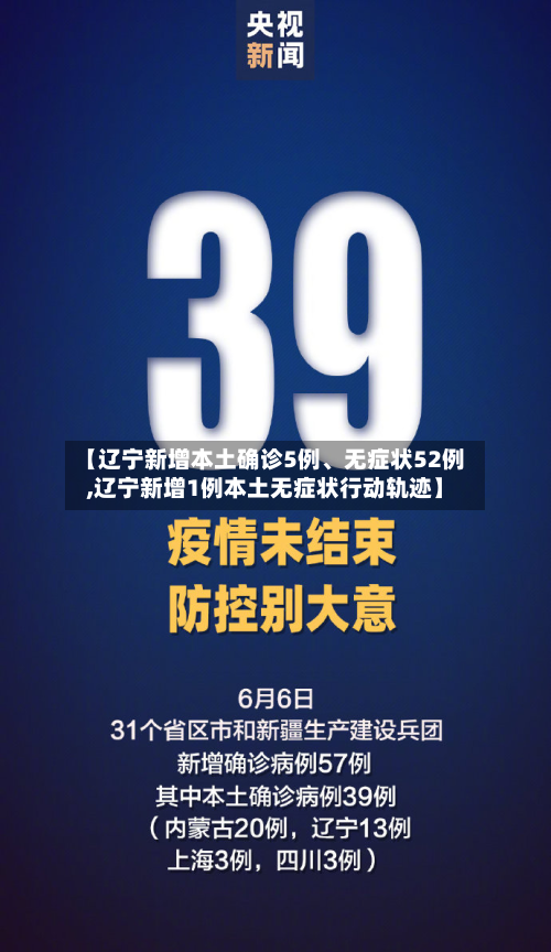 【辽宁新增本土确诊5例、无症状52例,辽宁新增1例本土无症状行动轨迹】-第3张图片