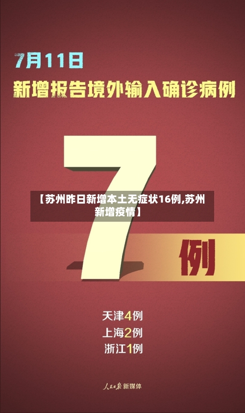 【苏州昨日新增本土无症状16例,苏州新增疫情】-第3张图片