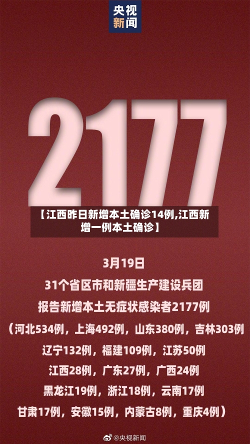 【江西昨日新增本土确诊14例,江西新增一例本土确诊】