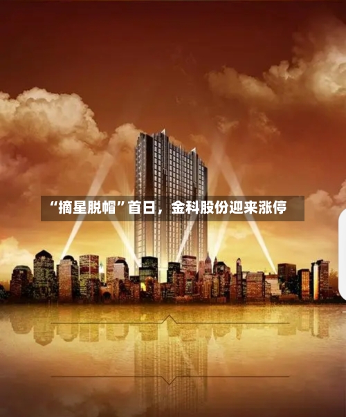 “摘星脱帽	”首日，金科股份迎来涨停-第2张图片