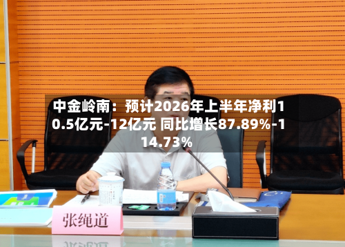 中金岭南:预计2026年上半年净利10.5亿元-12亿元 同比增长87.89%-114.73%-第2张图片