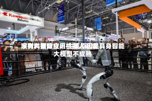 宇树科技陈立：机器人近来没有大面积应用 主要原因是具身智能大模型不成熟-第2张图片