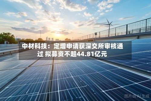 中材科技:定增申请获深交所审核通过 拟募资不超44.81亿元-第3张图片