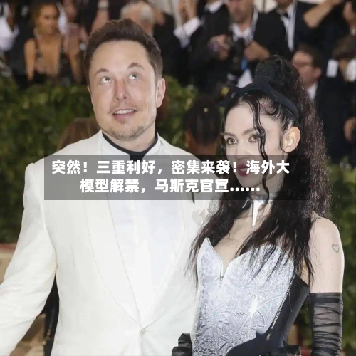 突然！三重利好，密集来袭！海外大模型解禁，马斯克官宣……-第3张图片