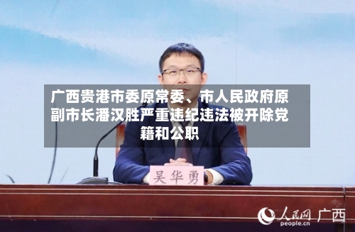 广西贵港市委原常委	、市人民政府原副市长潘汉胜严重违纪违法被开除党籍和公职-第3张图片