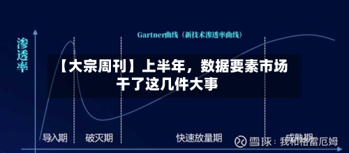 【大宗周刊】上半年，数据要素市场干了这几件大事-第2张图片