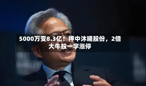 5000万变8.3亿！押中沐曦股份，2倍大牛股一字涨停-第2张图片