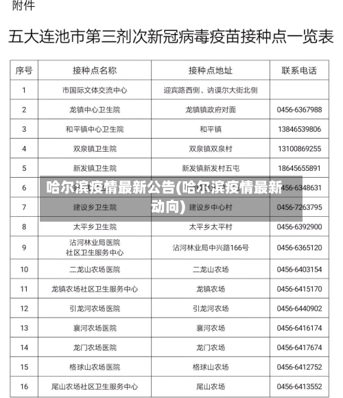 哈尔滨疫情最新公告(哈尔滨疫情最新动向)-第2张图片