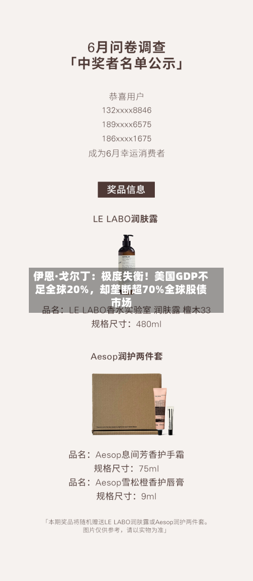 伊恩·戈尔丁：极度失衡！美国GDP不足全球20%	，却垄断超70%全球股债市场-第2张图片