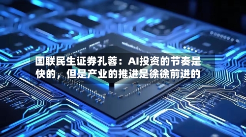 国联民生证券孔蓉：AI投资的节奏是快的，但是产业的推进是徐徐前进的-第3张图片