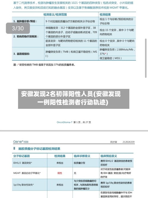 安徽发现2名初筛阳性人员(安徽发现一例阳性检测者行动轨迹)-第1张图片