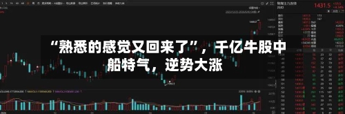 “熟悉的感觉又回来了”	，千亿牛股中船特气，逆势大涨-第2张图片