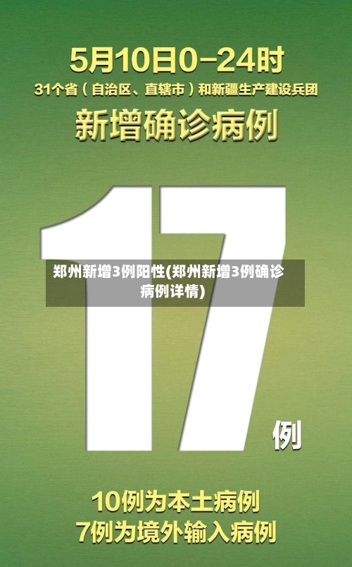 郑州新增3例阳性(郑州新增3例确诊病例详情)