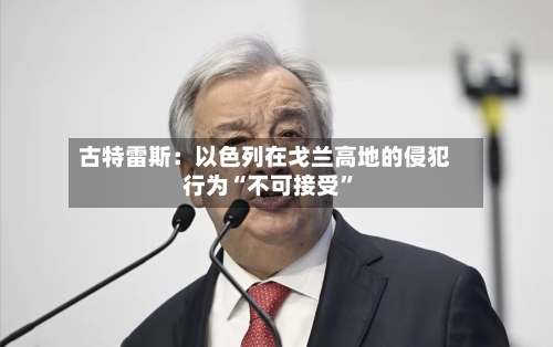 古特雷斯：以色列在戈兰高地的侵犯行为“不可接受”-第3张图片