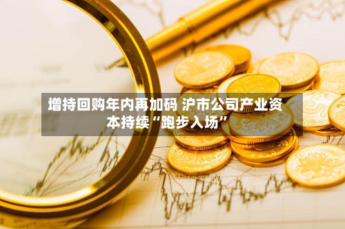 增持回购年内再加码 沪市公司产业资本持续“跑步入场	”-第2张图片