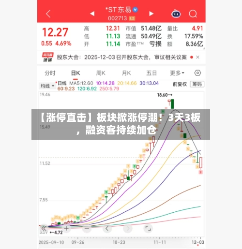 【涨停直击】板块掀涨停潮！3天3板，融资客持续加仓-第3张图片