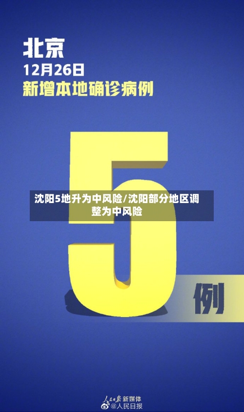 沈阳5地升为中风险/沈阳部分地区调整为中风险