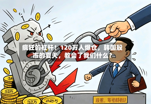 疯狂的杠杆！120万人爆仓	，韩国股市的夏天，教会了我们什么？-第3张图片