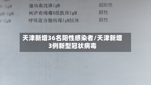 天津新增36名阳性感染者/天津新增3例新型冠状病毒-第2张图片