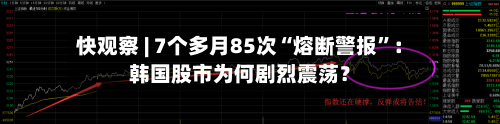 快观察 | 7个多月85次“熔断警报”：韩国股市为何剧烈震荡？-第3张图片