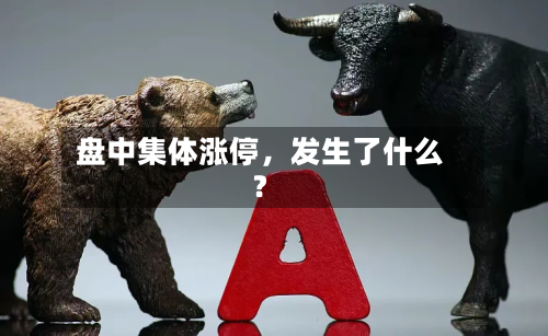 盘中集体涨停，发生了什么？-第2张图片