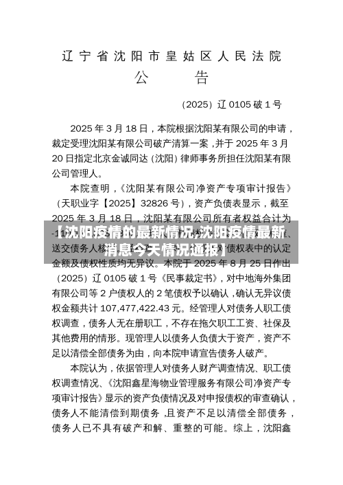 【沈阳疫情的最新情况,沈阳疫情最新消息今天情况通报】-第2张图片