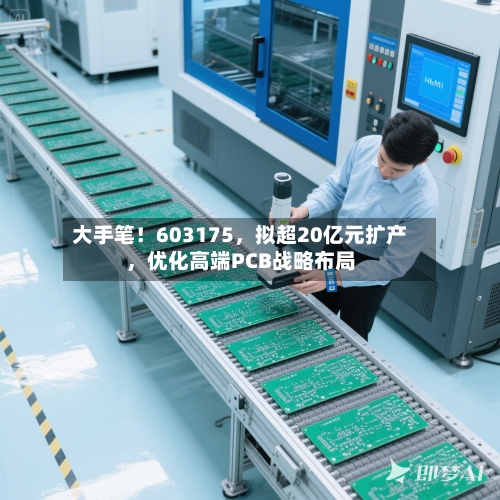 大手笔！603175	，拟超20亿元扩产，优化高端PCB战略布局-第2张图片