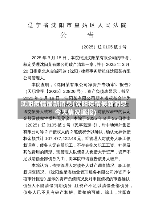 沈阳疫情最新消息(沈阳疫情最新消息今天情况通报)-第2张图片