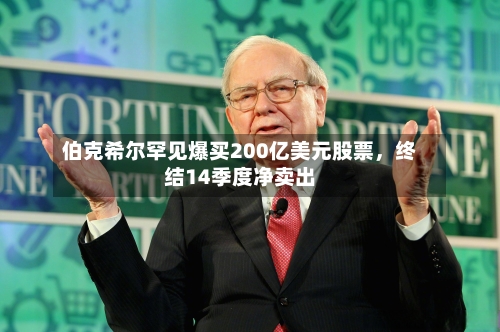 伯克希尔罕见爆买200亿美元股票，终结14季度净卖出-第2张图片
