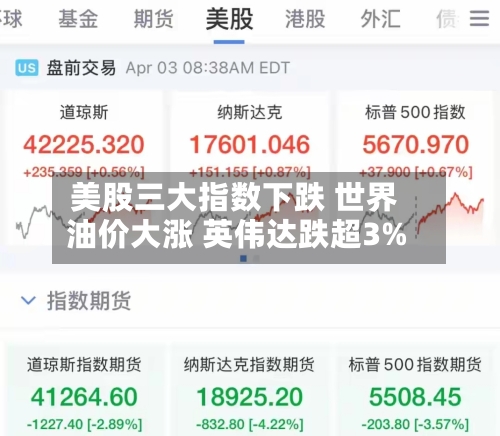 美股三大指数下跌 世界
油价大涨 英伟达跌超3%-第2张图片
