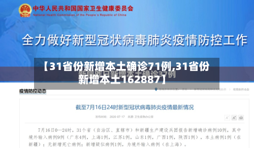 【31省份新增本土确诊71例,31省份新增本土162887】-第2张图片