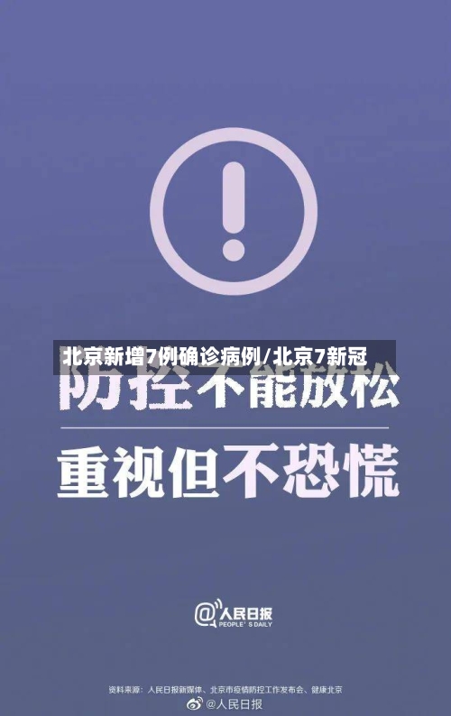 北京新增7例确诊病例/北京7新冠-第2张图片