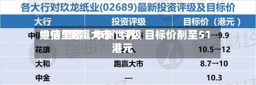 中信里昂：申洲世界维持“跑赢大市	”评级 目标价削至51港元-第3张图片
