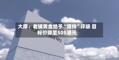 大摩：老铺黄金给予“增持”评级 目标价降至505港元-第2张图片