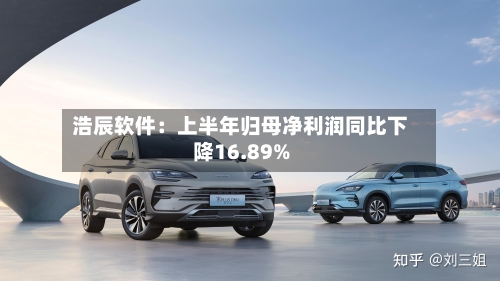 浩辰软件：上半年归母净利润同比下降16.89%-第2张图片