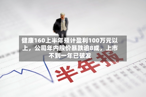 健康160上半年预计盈利100万元以上	，公司年内股价暴跌逾8成，上市不到一年已破发-第2张图片