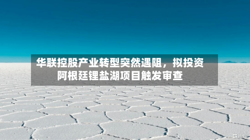 华联控股产业转型突然遇阻，拟投资阿根廷锂盐湖项目触发审查-第3张图片