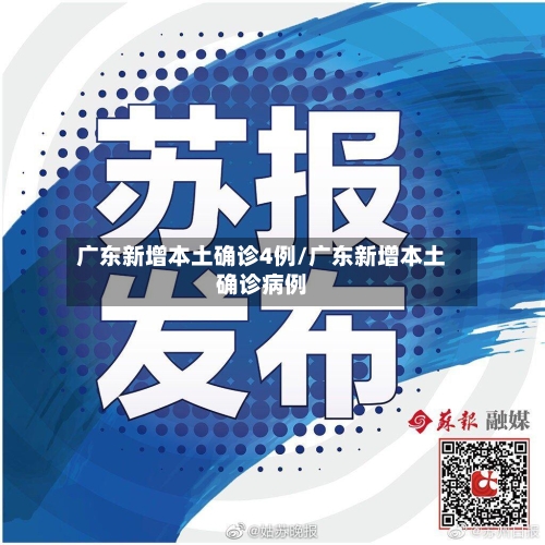 广东新增本土确诊4例/广东新增本土确诊病例