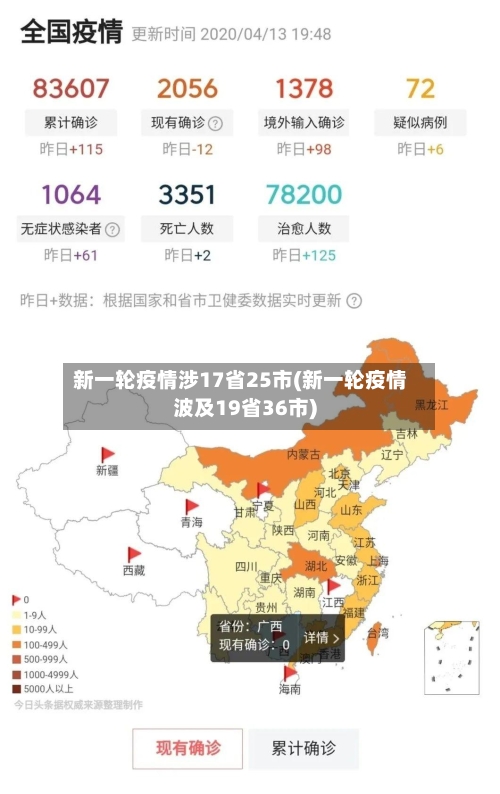 新一轮疫情涉17省25市(新一轮疫情波及19省36市)