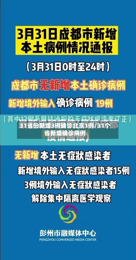 31省份新增3例确诊北京1例/31个省新增确诊病例