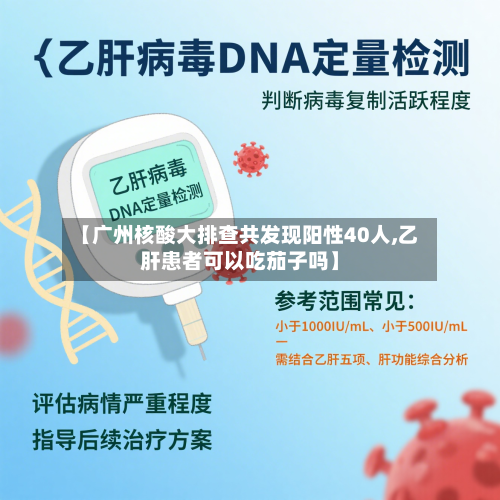 【广州核酸大排查共发现阳性40人,乙肝患者可以吃茄子吗】-第2张图片